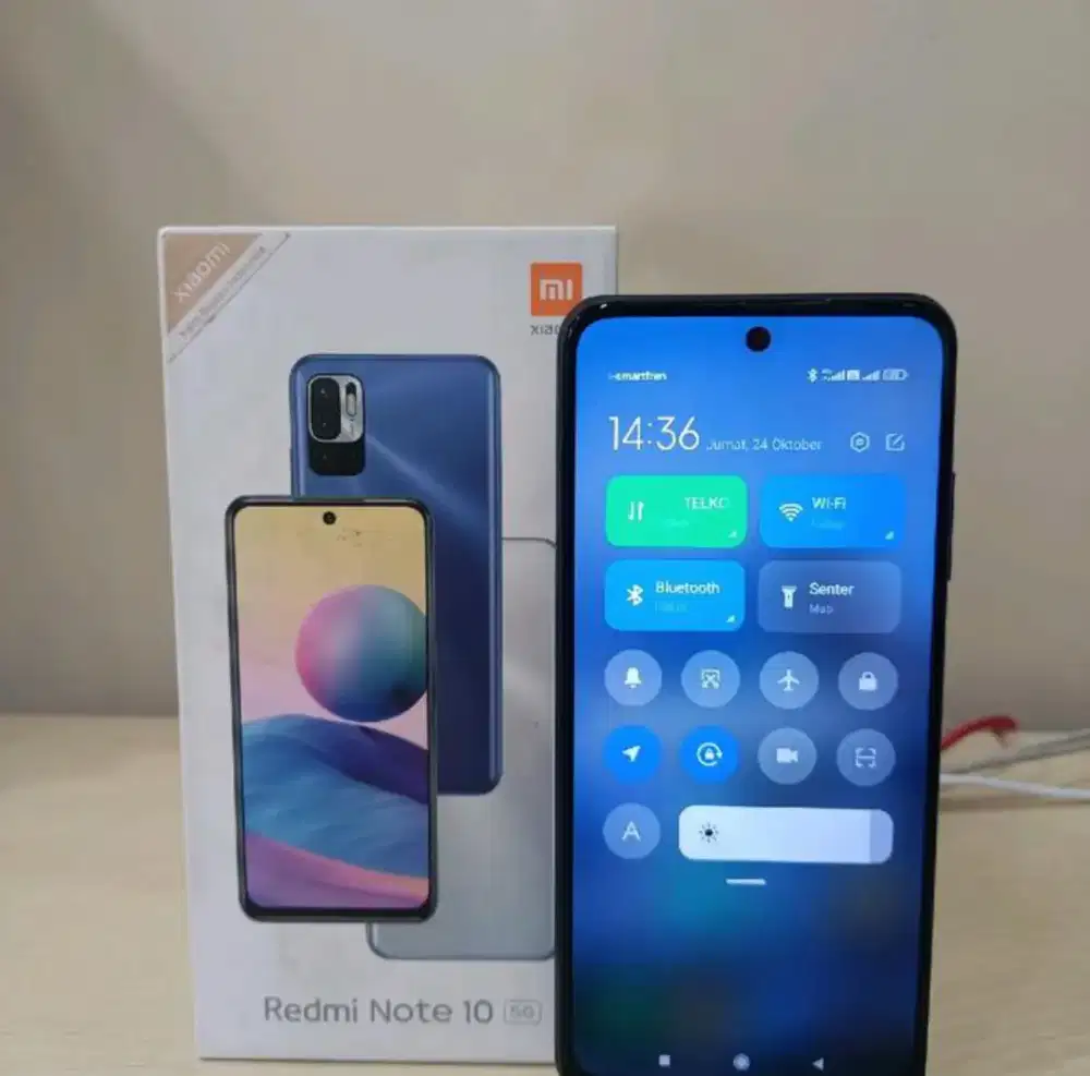 Xiaomi Redmi note 10 5G nfc, kondisi second like new