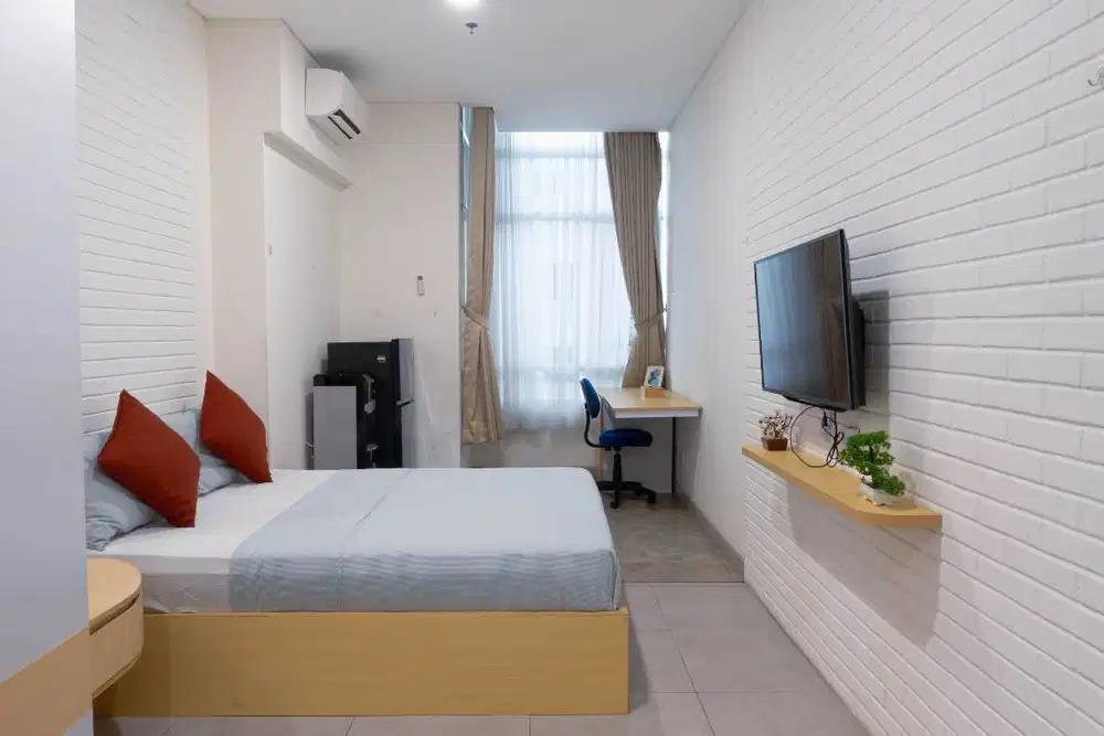 Sewa Apartemen Skandinavia Tipe Studio Lt 6 Akses Langsung Fasilitas
