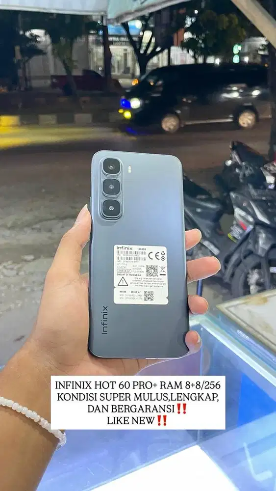 INFINIX HOT 60 PRO+ RAM 8+8/256 LIKE NEW