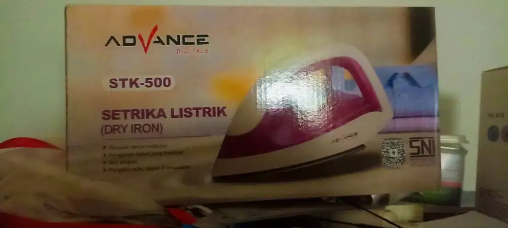 Jual setelika listrik advance msh gres anyar