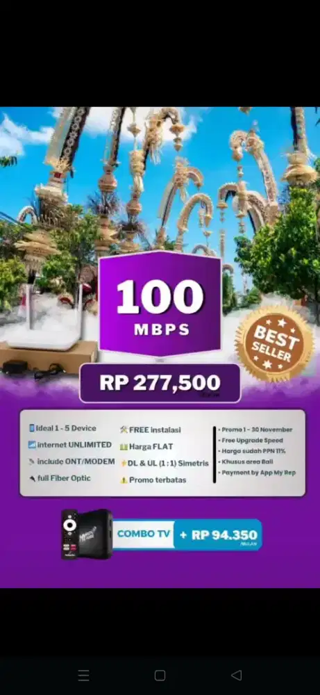 Pasar Minggu Promo pemasangan internet myrepublic WiFi Myrepublic