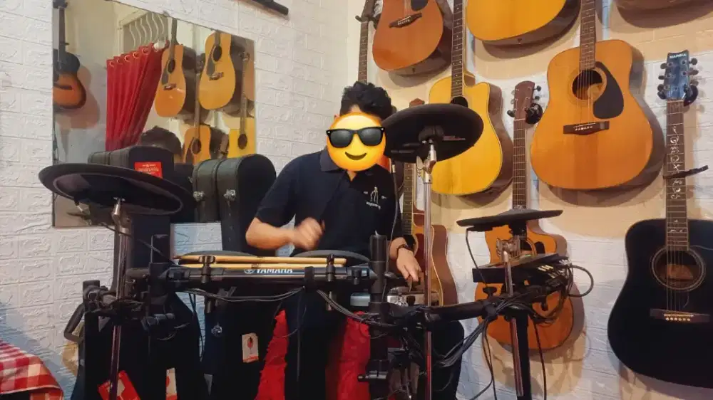 Drum Elektrik Yamaha DTX522K Full Original Part & Kabel + Pedal Pad