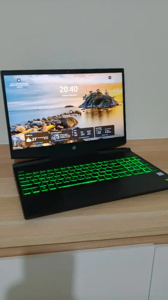 Laptop HP Pavilion Gaming 15 Core i7, RAM 16GB, NVDIA GTX 1650 (Bekas)