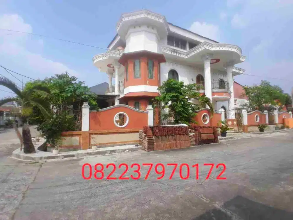Dijual Rumah Mewah Besar Strategis 3 Lantai di Harapan Indah Bekasi
