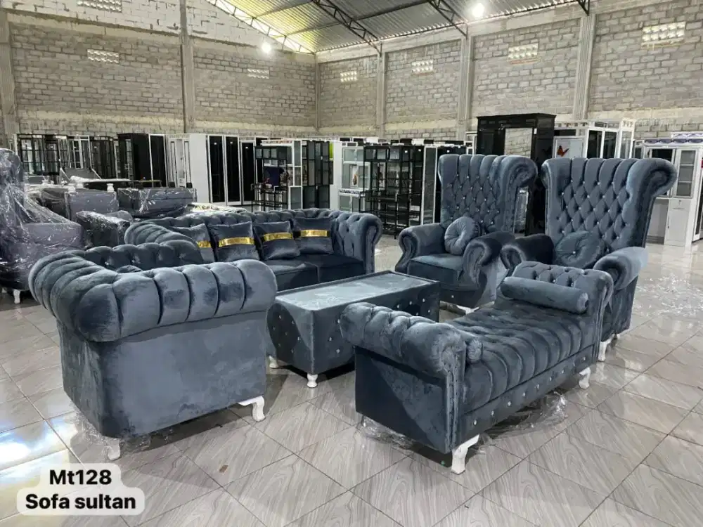 Sofa Baterflay Type 3.1.1.1 + Puff Perahu & Meja