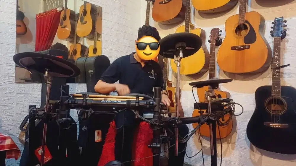 Drum Elektrik Yamaha DTX522K Full Original Part & Kabel + Pedal Pad