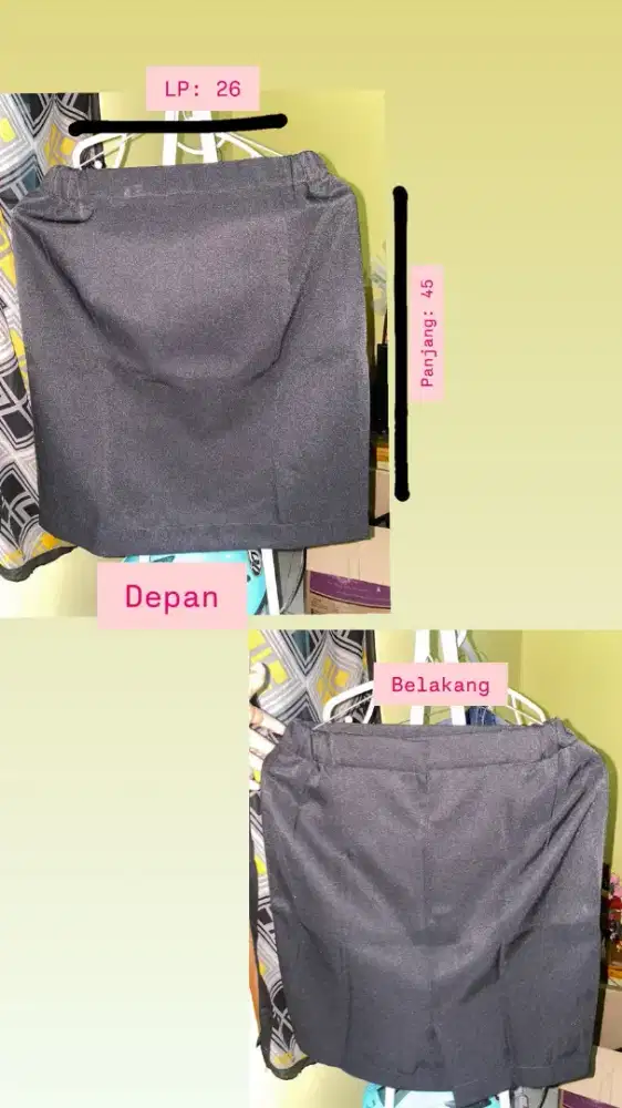 Rok wanita, bagus untuk kantor dan acara formal