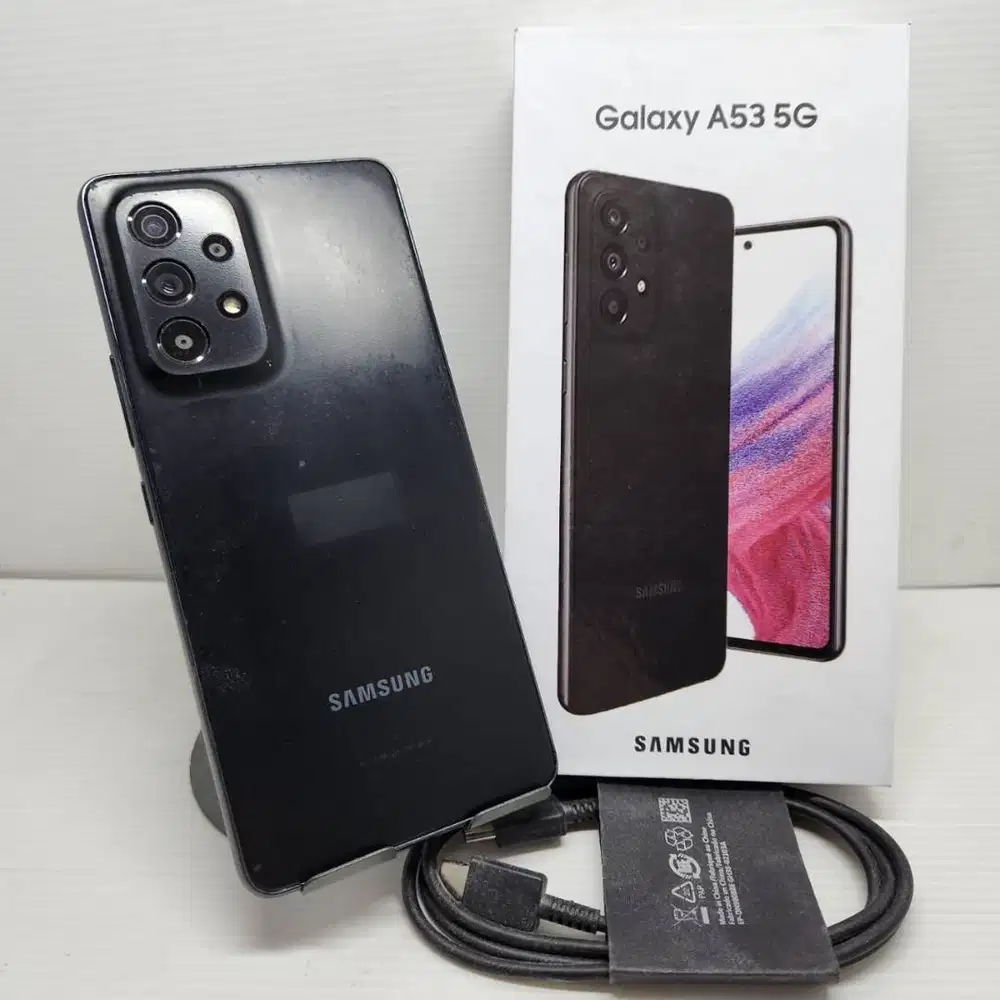 HOT SALE! SAMSUNG GALAXY A53 5G 8/256 BLACK EX SEIN RESMI! NO MINUS LE