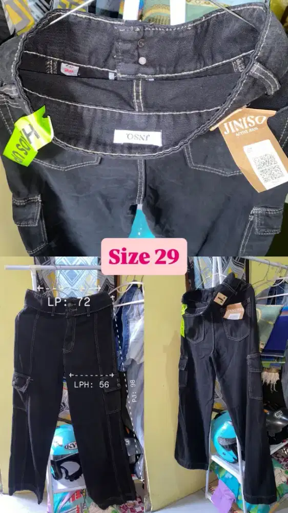 Celana jins Jiniso, baru 1x pakai