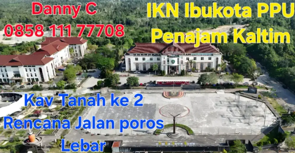 IKN Ibukota PPU kaltim,murah kav  jl poros besar,bs gd tingkat700rb/m