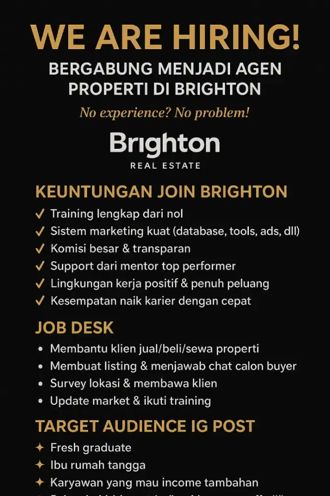 Lowongan Kerja Agen Properti