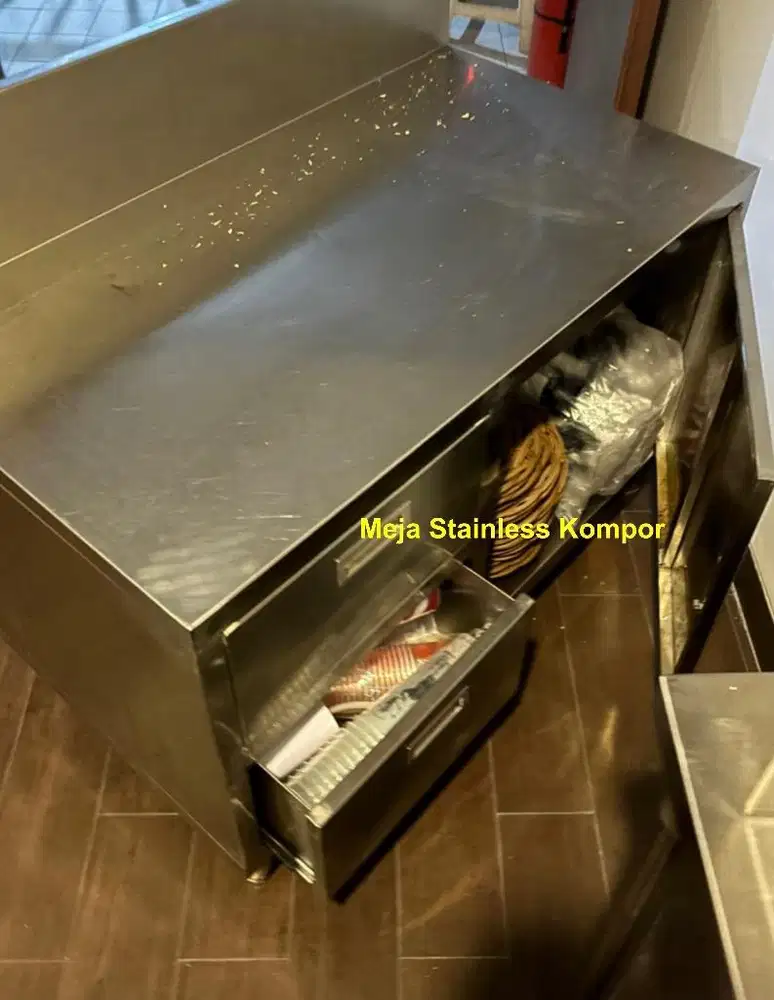 Meja kompor Stainless