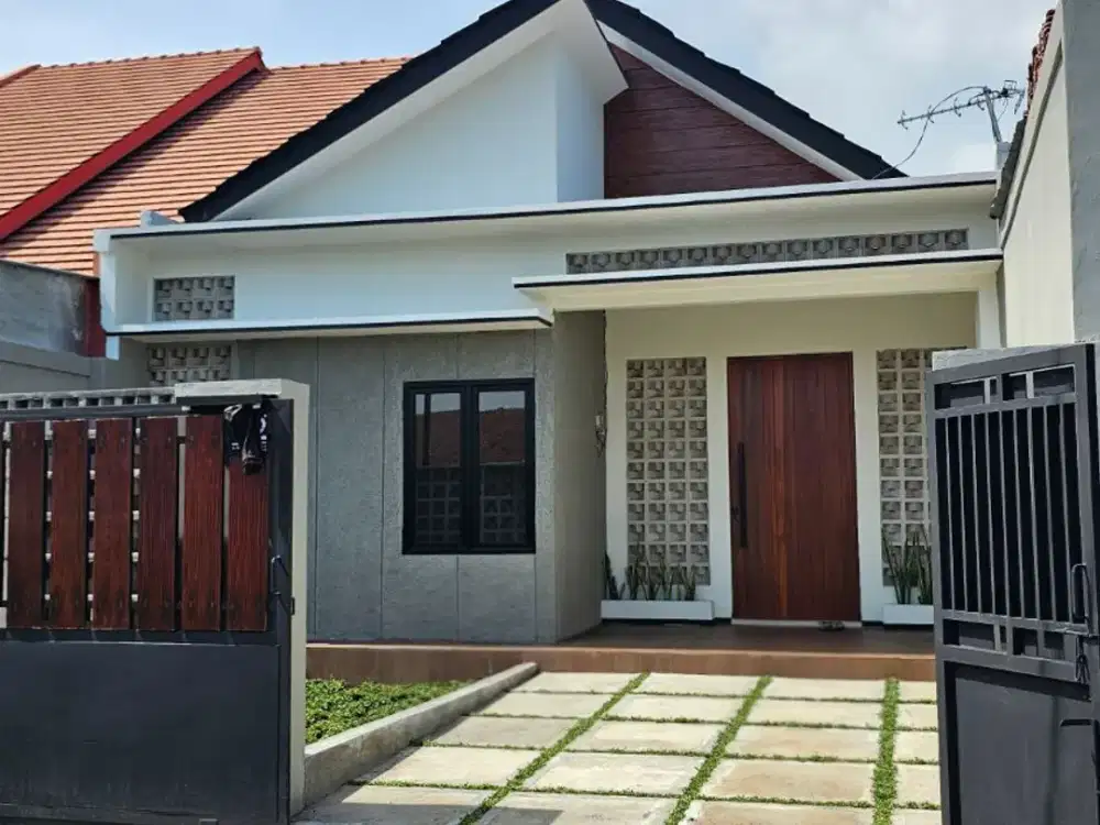 Dijual Rumah Cantik di Candi Penataran Kalipancur Dekat Jalan Raya Untung Suropati