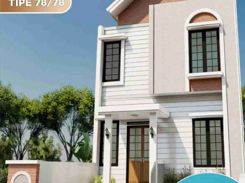 Rumah cluster di Cangkuang Bandung 2 lantai 4 kamar tidur KPR strategis 8 menit ke jalan utama dan exit tol soroja dekat pasar ikan modern Soreang Bandung