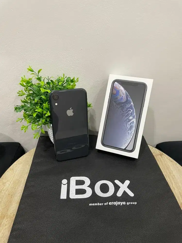 IPhone XR 128GB iBox Black Fullset Ori BH 98% 3Utool 100 Permanent