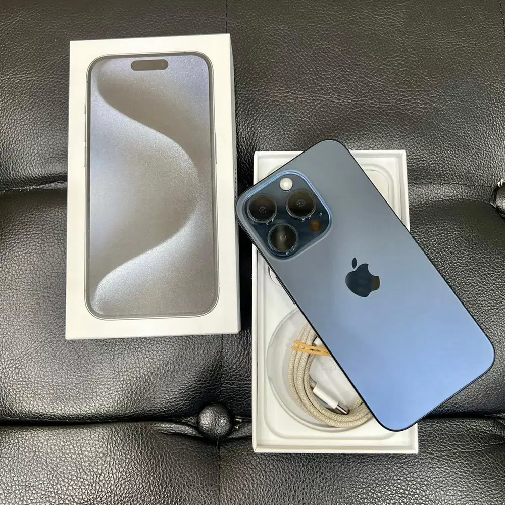 iphone 15 Pro IBOX  // 128gb// blue // resmi