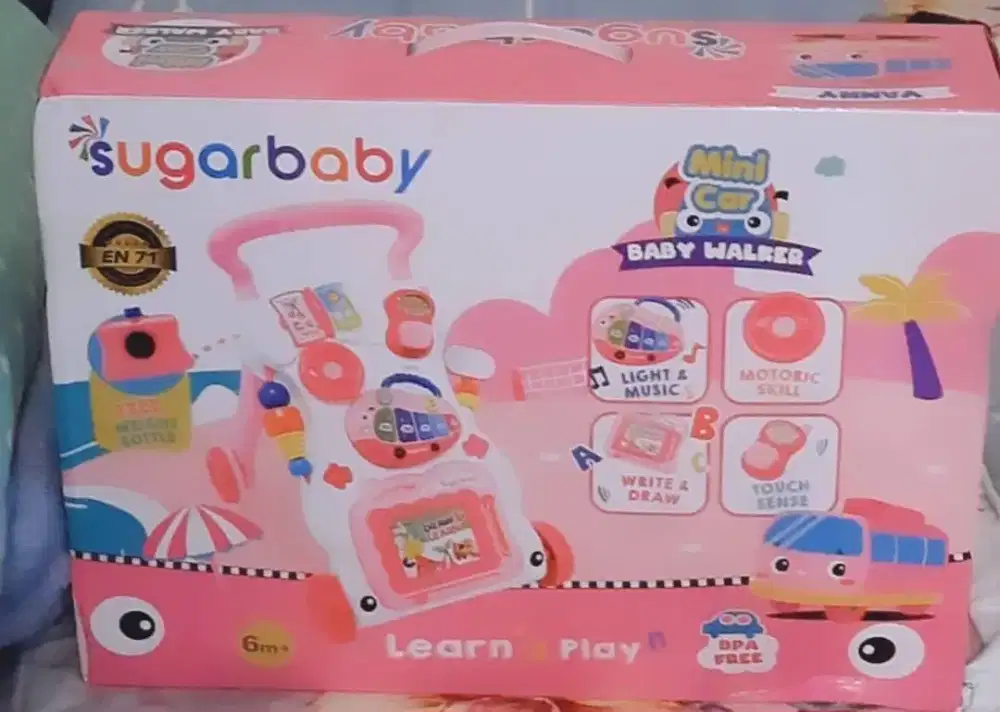 Baby walker mini car merk Sugar baby