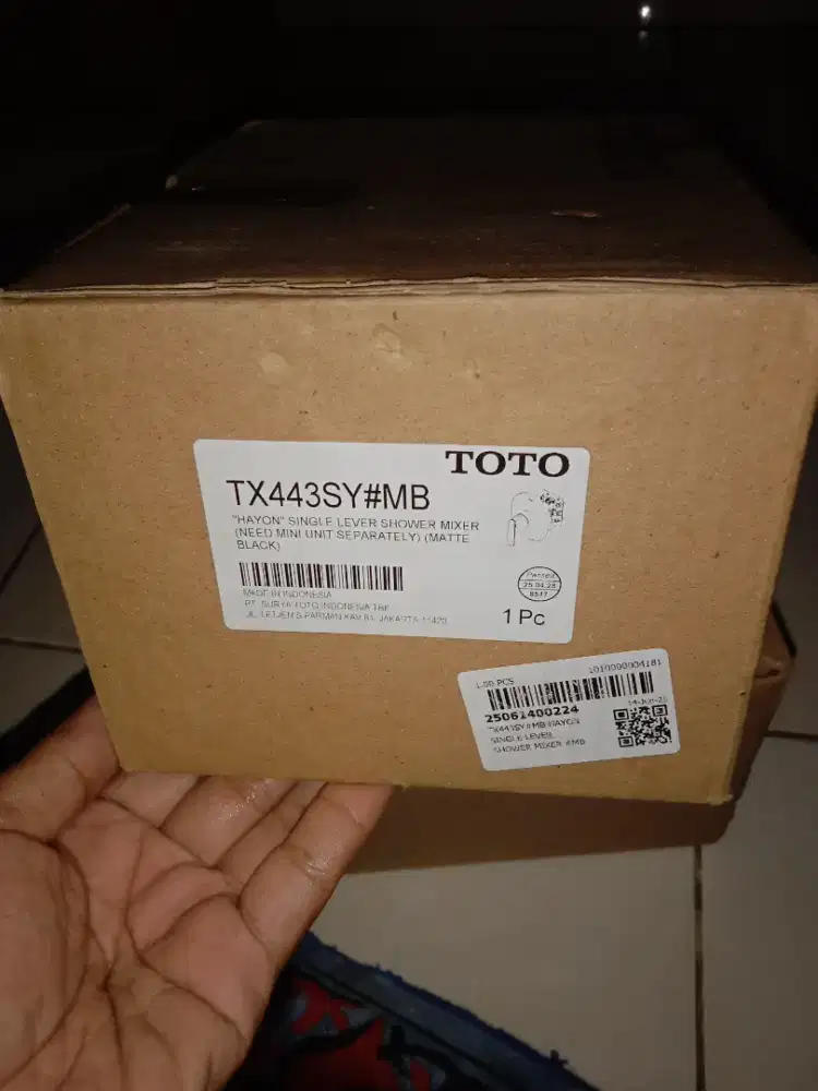 Kran Shower tanam Panas Dingin TOTO TX443SY#MB Limited