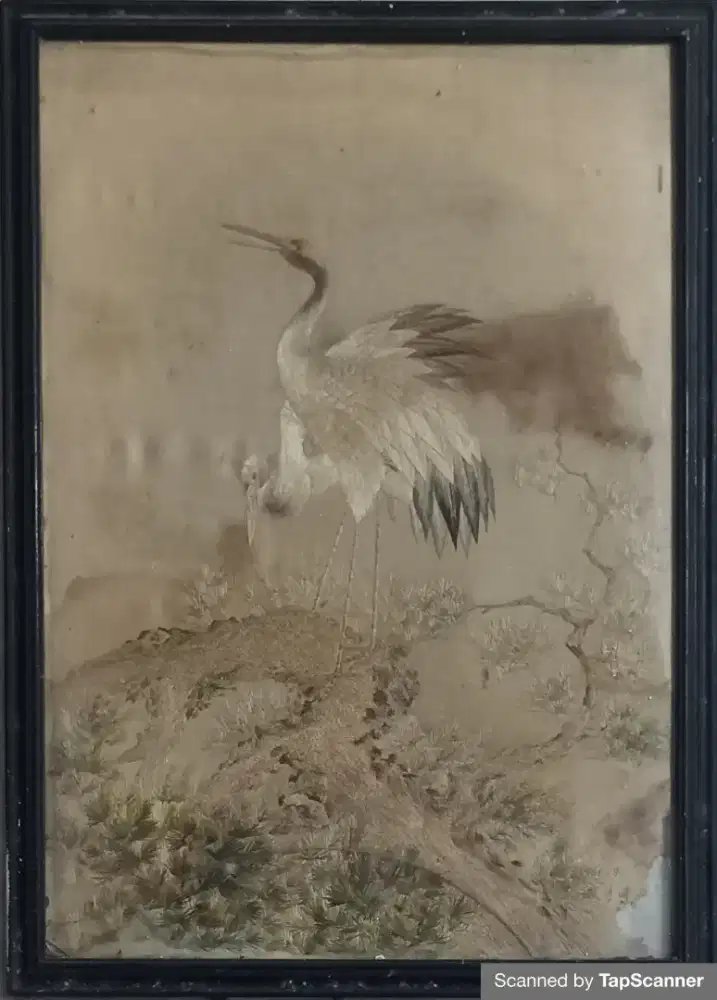 Lukisan Kuno Flamingo