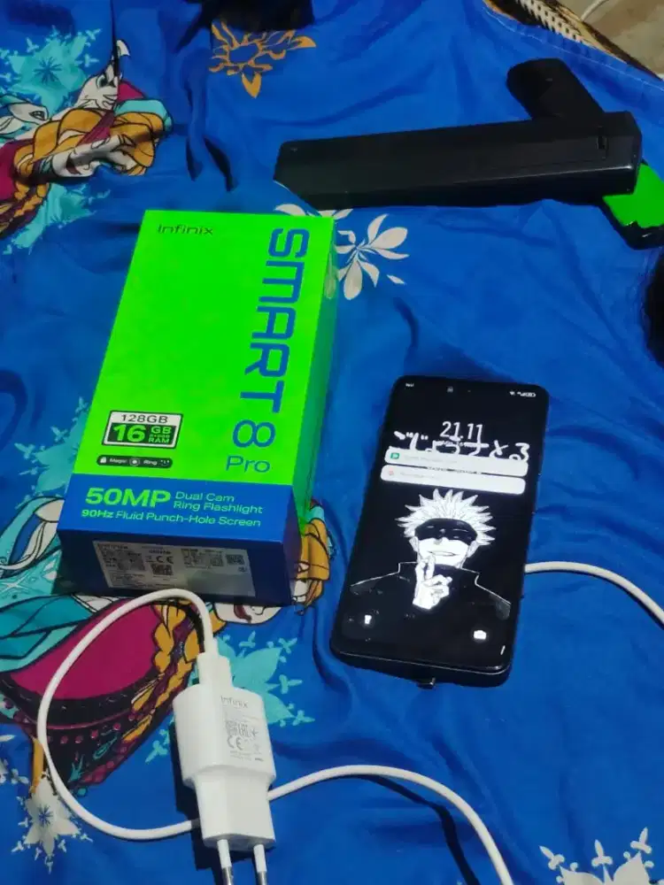 Infinix smart 8 pro 8+8 / 128 fullset ori