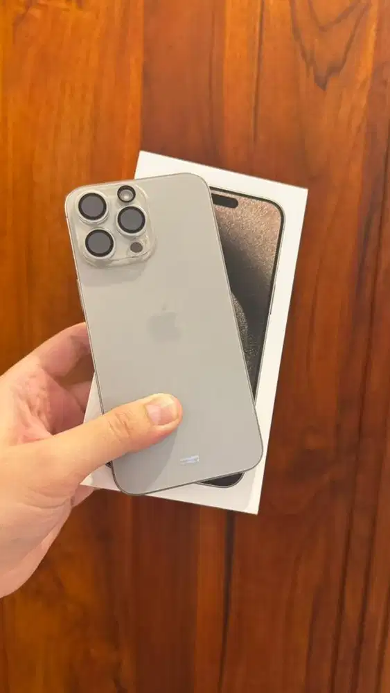 iPhone 15 Pro Max 256 GB iBox Resmi Natural Titanium
