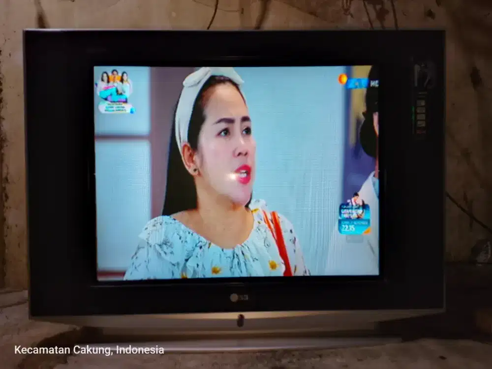 Tv tabung slim 29 + stb