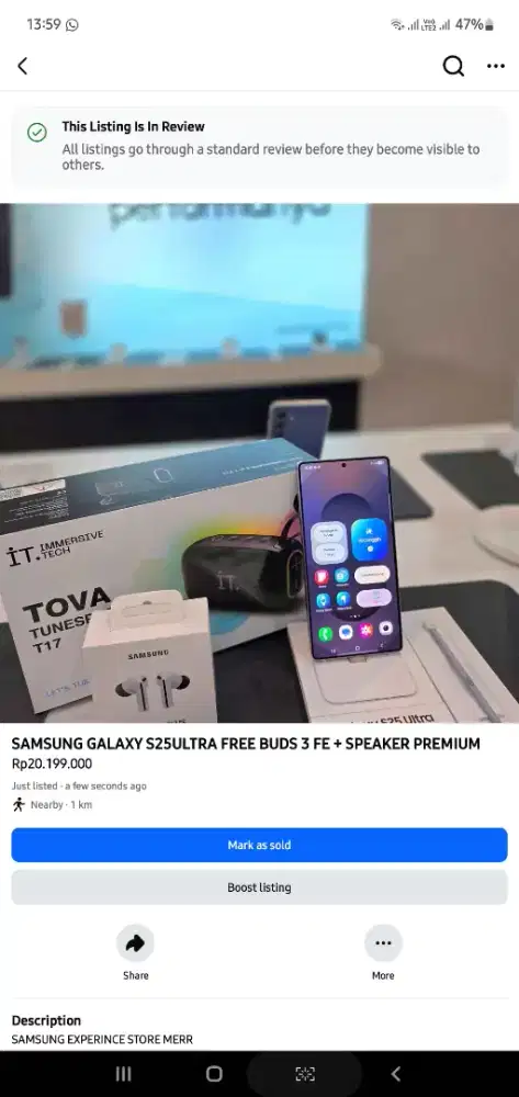 SAMSUNG GALAXY S25ULTRA FREE GALAXY BUDS 3 FE