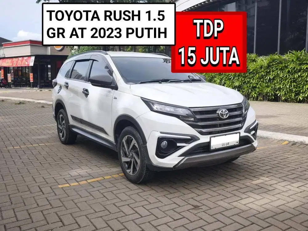 TOYOTA RUSH 1.5 GR AT 2023 PUTIH PROMO MURAH DP MINIM 15 JUTA