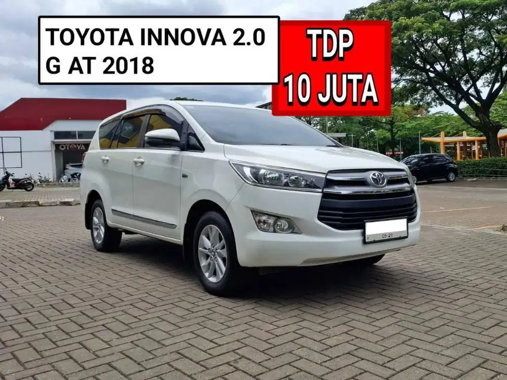 TOYOTA INNOVA 2.0 G AT 2018 PUTIH PROMO MURAH DP MINIM 10 JUTA