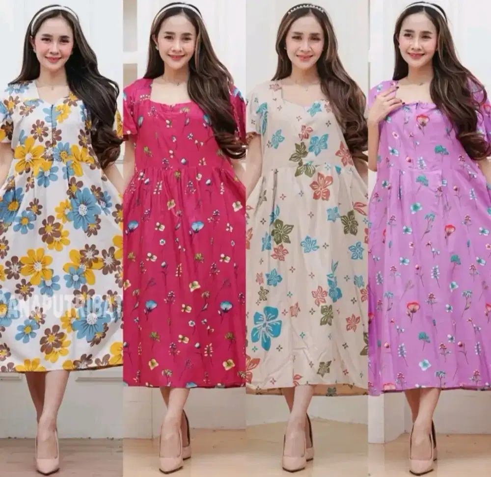 Daster kancing/Zipper