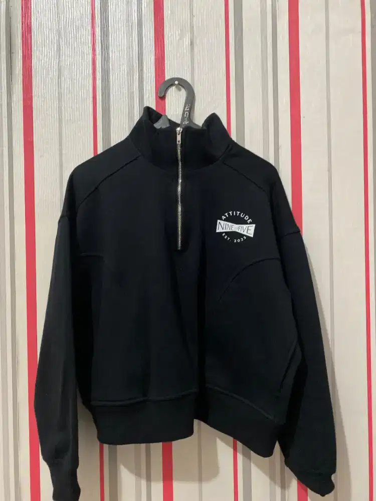 Sweater Half Zipper Nine Two Five