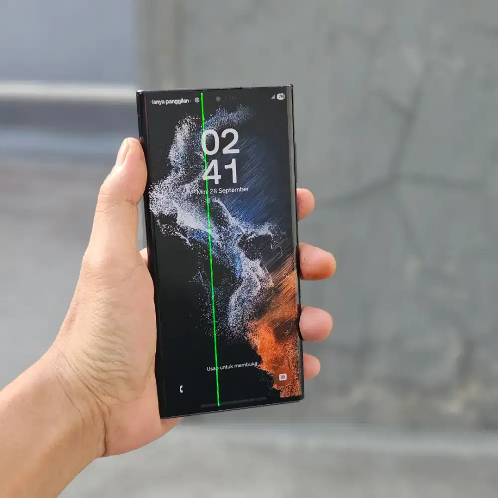 SAMSUNG GALAXY S22 ULTRA SEIN 5G 12/256 GB DUAL SIM MINUS GARIS NORMAL