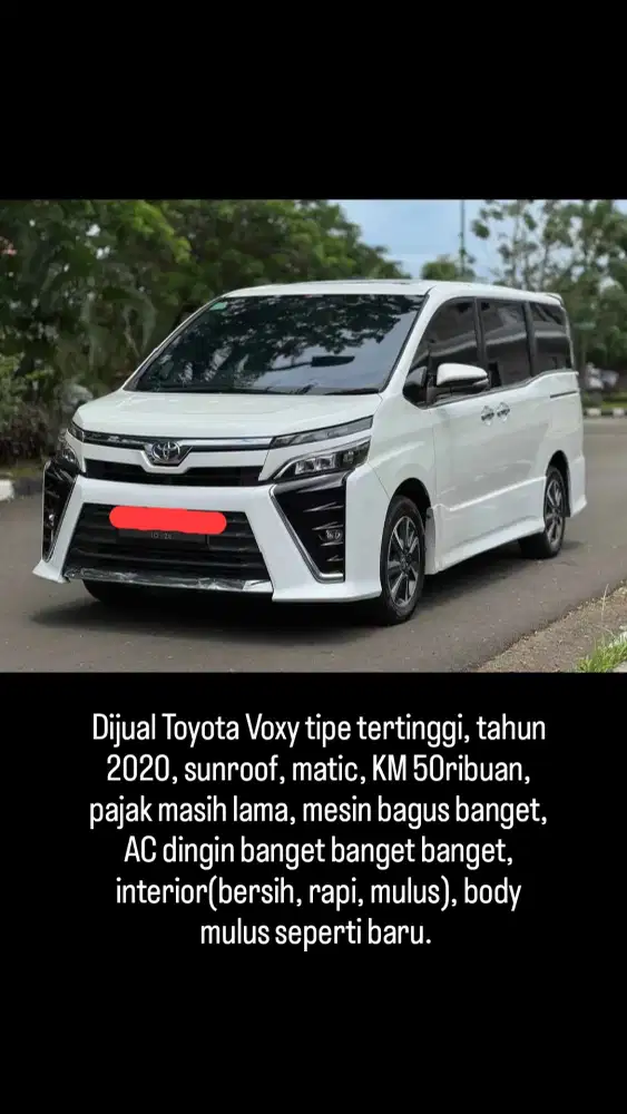 Toyota Voxy 2020 Bensin