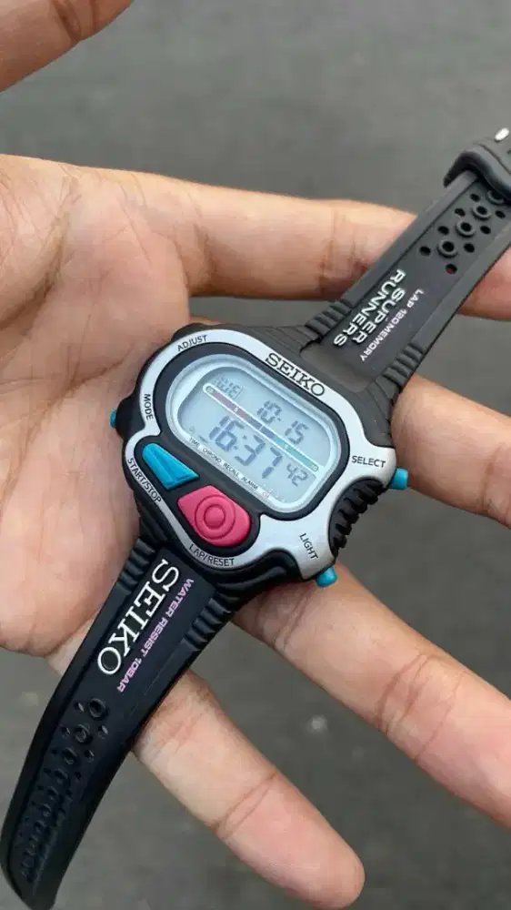 SEIKO Super Runners X Oronomic C Watch Vintage 90's