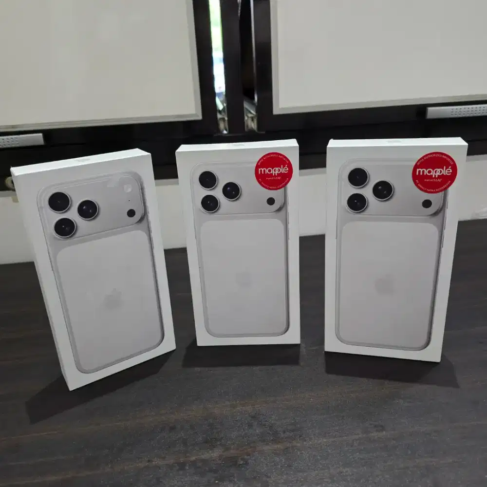 iPhone 17 Pro Max 256GB NEW warna Silver Garansi resmi iBox