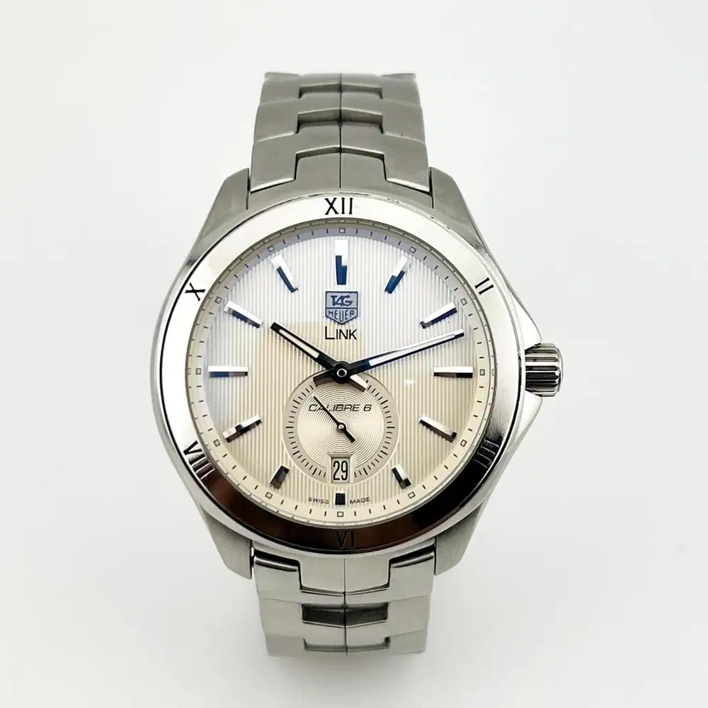 TAG Heuer Link Sub Second Calibre 6 White Dial, WAT2113