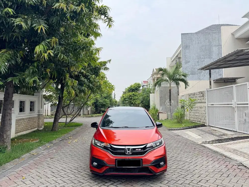 Honda Jazz 1.5 RS Matic 2018 Orange Facelift Plat A