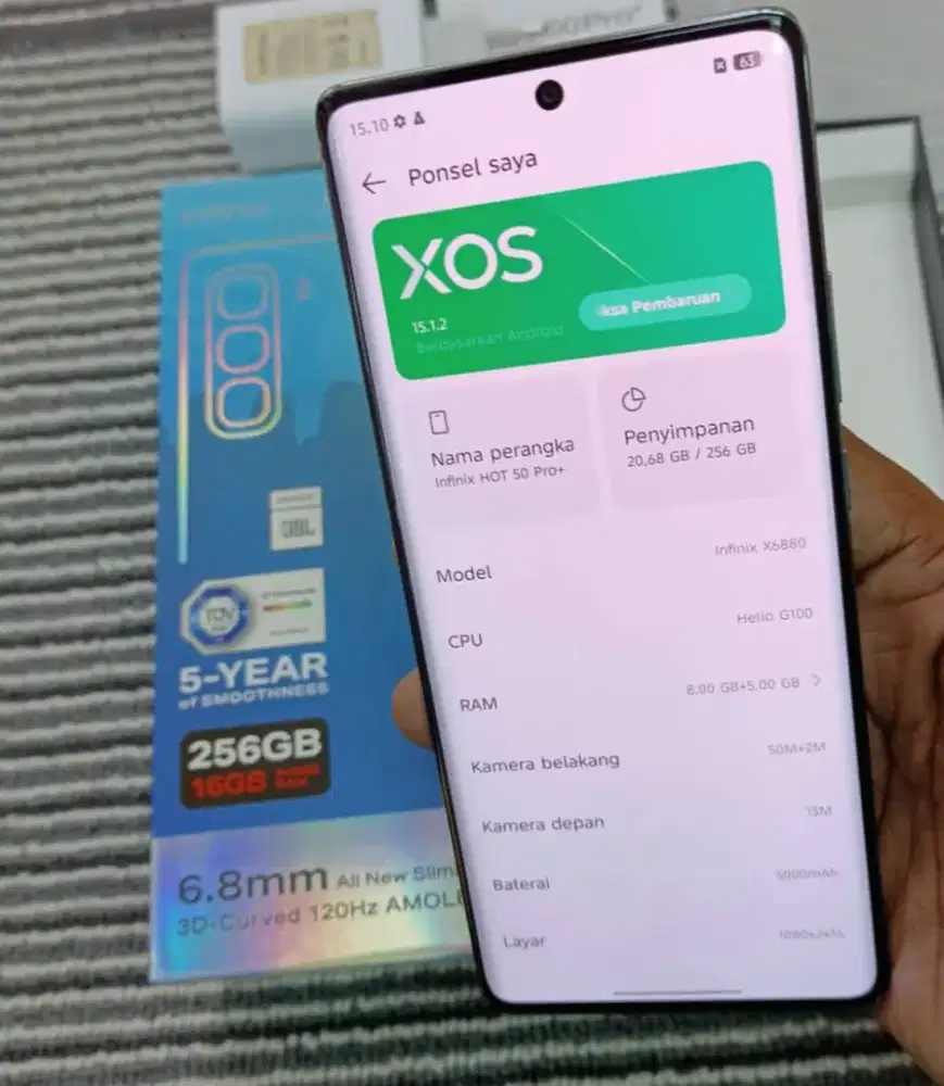 Infinix Hot 50 Pro+ (Nyari Kembalian TT)