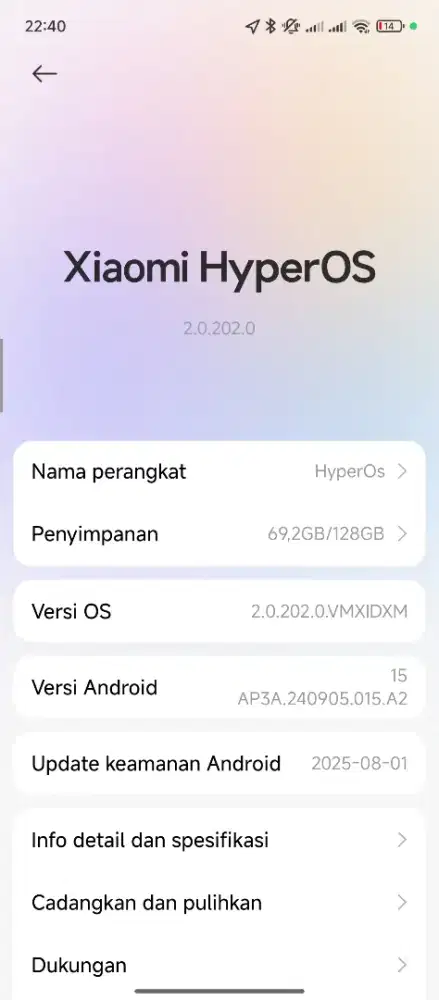 Redmi 12 8/128 cari kembalian di bawahnya