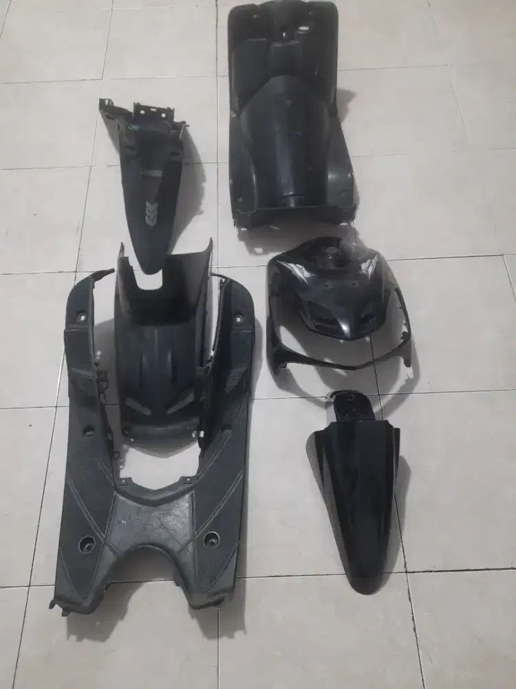 Body kasar Mio Smile, dan tameng depan mio smile