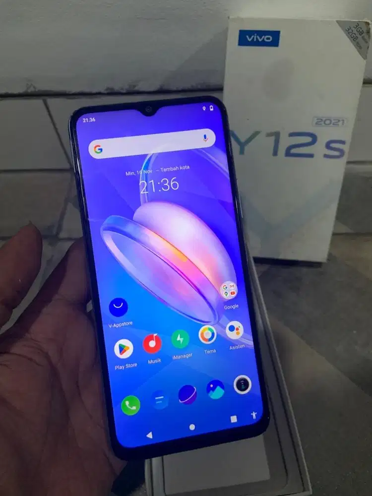 Vivo Y12S Ram 3/32gb resmi segel ori no minus