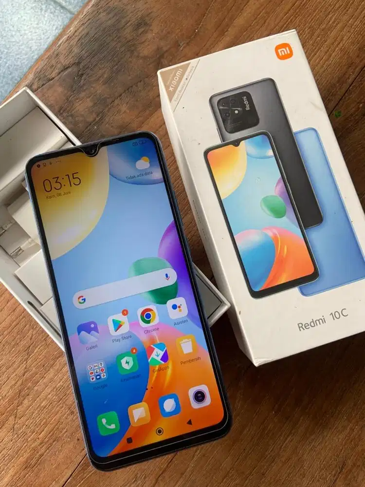 Redmi 10C Ram 4+1/64gb resmi segel orinan gak ada minus