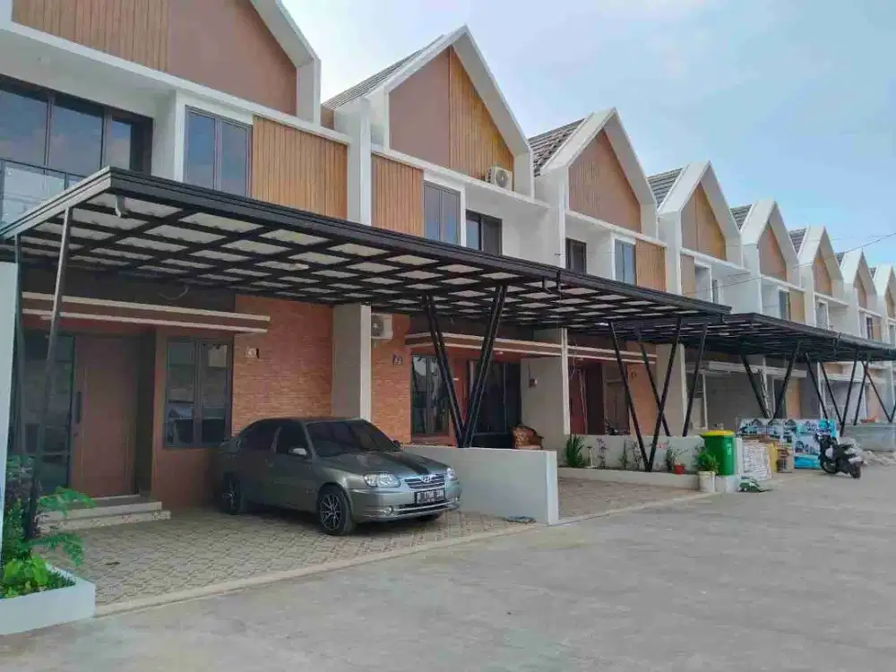 Rumah ready bebas banjir bangunan bata merah di jatiasih