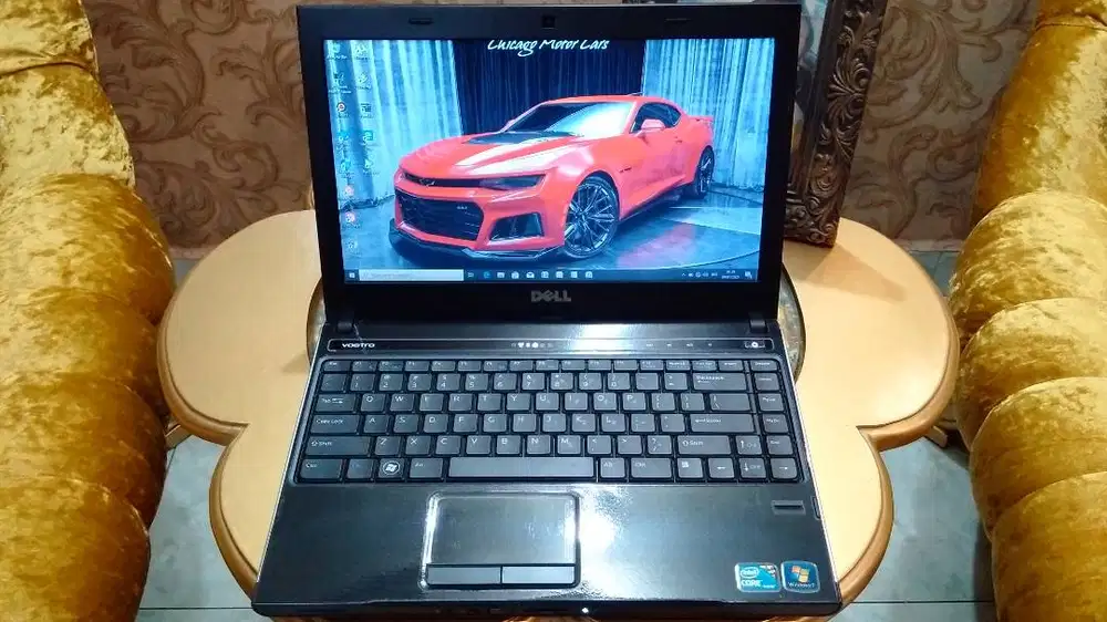 Laptop Ram 8GB Bisnis Zoom VGA AMD Dell Vostro Core i3 SSD 128GB+500GB