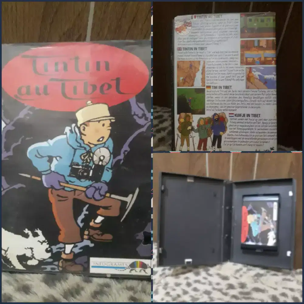 Kaset Sega Mega Drive Tintin in Tibet