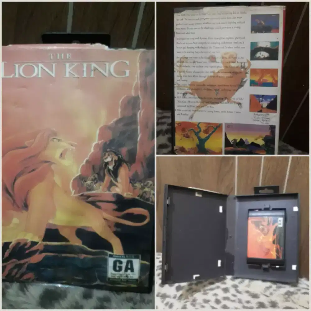 Kaset Sega Mega Drive The Lion King