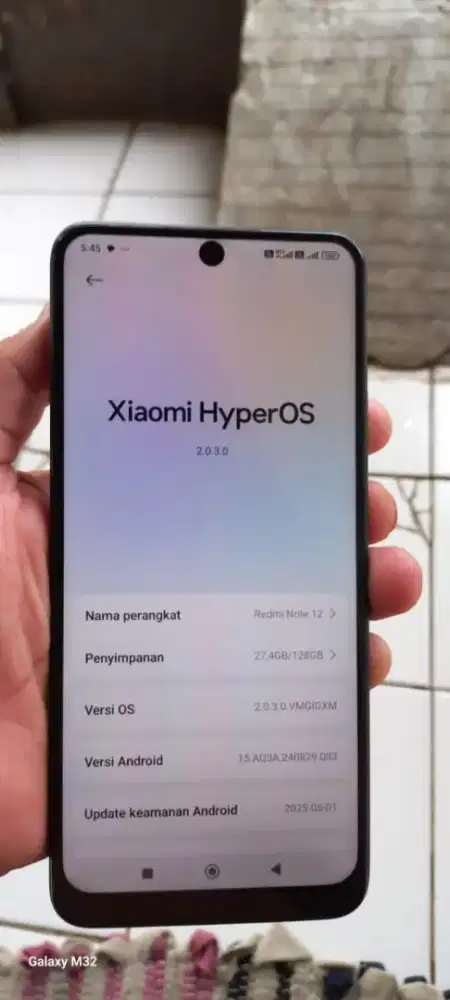 Redmi not 12.   8/128 mnus gantian lcd normal semua NFC