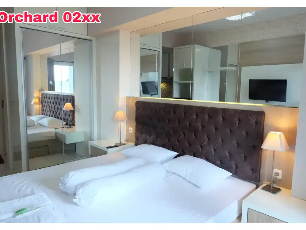 ORCHARD lt.2 Sambung Mall Type Studio Full Furnished Bersih Siap Huni