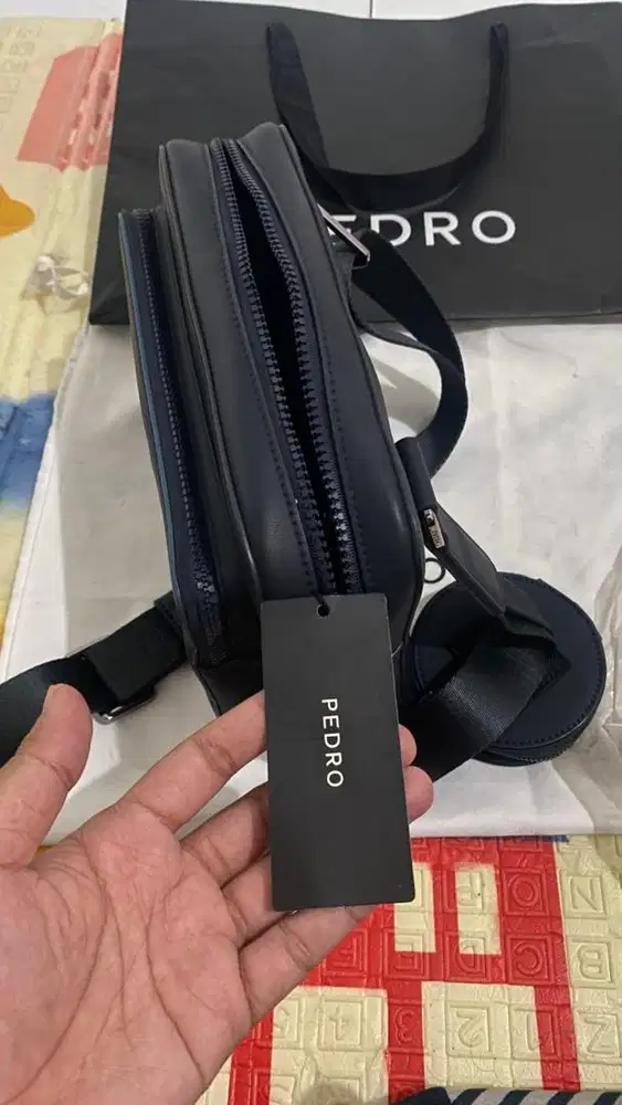 Tas Selempang Kasual Flynn - Navy ( Pedro)
