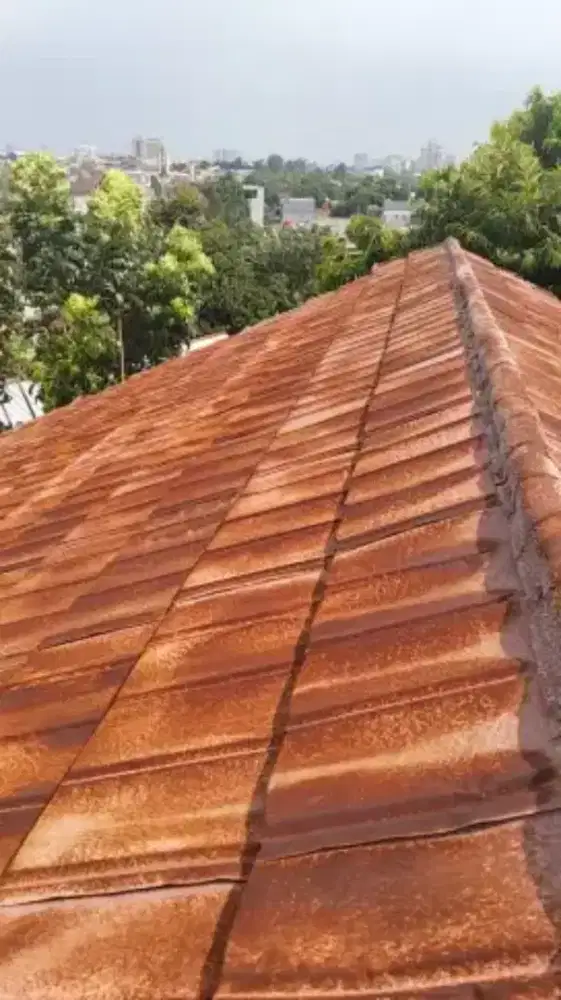 Pemasangan baja ringan plafon pvc perbaikan bocor